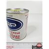 Image 6 : PP Two Cycle and Outboard Motor Oil Can (Cardboard) (Measures : 5-1/2"H x 4"Dia)