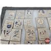 Image 5 : Vintage 1940's WWII Pepsi-Cola "Double Dot" Matchbook Set (48) : Featuring Military Unit Insignias :