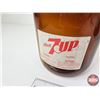Image 2 : Brown Fountain Syrup Jugs : (1 Gallon) : (2) - Diet 7UP - Orange Crush (Each Measures 12"H)