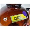 Image 8 : Brown Fountain Syrup Jugs : (1 Gallon) : (2) - Diet 7UP - Orange Crush (Each Measures 12"H)