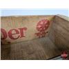 Image 2 : Dr. Pepper Wood Crate (1968) (Measures : 4"H x 18-1/2"W x 12"D)