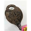 Image 2 : Antique Heart-Shaped Brass Switch Padlock : (Pennsylvania Railroad) : (Note : No Key)