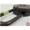 Image 3 : Large Round Iron Padlock  (Note : No Key)
