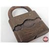 Image 5 : Vintage/Antique Padlocks (3) (Note : No Keys)