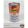 Image 1 : SUNOCO Special Multigrade Motor Oil Can (Cardboard) (Measures : 6-1/2"H x 4"Dia)