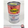 Image 3 : SUNOCO Special Multigrade Motor Oil Can (Cardboard) (Measures : 6-1/2"H x 4"Dia)