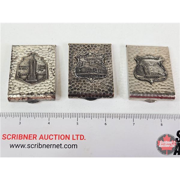 Matchbook Holders (3) : - Prospect Point - Washington Headquarters - Empire State Building