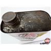 Image 5 : B/A Outboard Motor Oil Tin (Full) (Measures : 8-1/2"H x 4-1/2"W x 2-1/2"D)