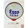 Image 1 : Esso Extra Gas Pump Globe (Metal Frame & Glass) (Measures : 19-1/2"H x 17-1/2"W x 7"D)
