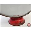 Image 7 : Esso Extra Gas Pump Globe (Metal Frame & Glass) (Measures : 19-1/2"H x 17-1/2"W x 7"D)