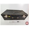 Image 1 : Vintage Hardshell Suitcase  (Measures : 9"H x 26"W x 14"D)