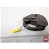 Image 4 : Antique/Vintage Heart-Shaped Iron Padlock w/Brass Keyhole Cover (Note : No Key)