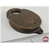 Image 4 : Antique Padlocks (2) : One Brass "H.R. Parr" (Note : No Keys)