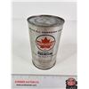 Image 3 : SUPERTEST Super Premium Motor Oil Can : All Canadian (Full) (Measures : 6-1/2"H x 4"Dia)