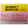 Image 7 : MACMILLAN Royal Scot Outboard Motor Oil Can (Cardboard) (Measures : 5-1/2"H x 4"Dia)