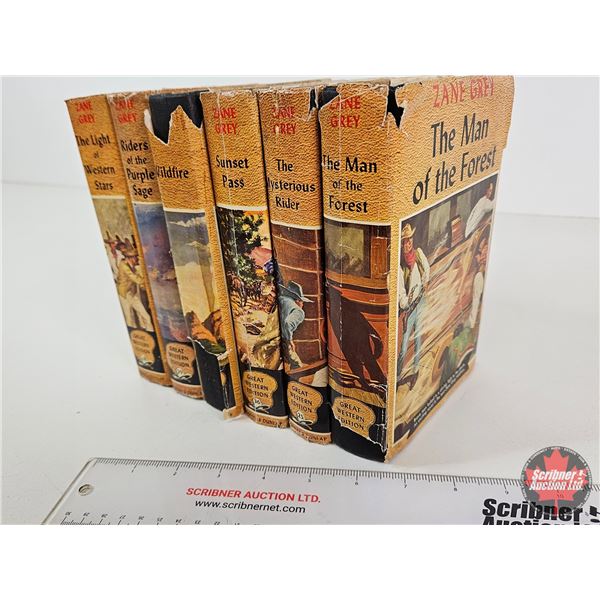 Hardcover Books : Zane Grey : (6)