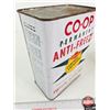 Image 5 : CO-OP Anti-Freeze One Gallon Tins (2) (Measures : 9-1/2"H x 6-1/2"W x 4"D)