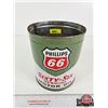 Image 1 : PHILLIPS 66 Motor Oil Can : Sixty-Six Special (Measures : 7-3/4"H x 6-1/2"Dia)