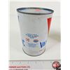 Image 3 : COLLECTOR CAN COMBO (3) : - KM Blue Velvet Motor Oil (Cardboard) - VEEDOL Multigrade - VALVOMATIC Au