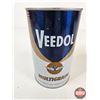 Image 8 : COLLECTOR CAN COMBO (3) : - KM Blue Velvet Motor Oil (Cardboard) - VEEDOL Multigrade - VALVOMATIC Au