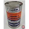 Image 10 : OIL CAN COMBO (2) :  - Sears All Season Motor Oil - Canadian Tire FORD ATF (Both Measures : 6-1/2"H 