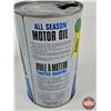 Image 5 : OIL CAN COMBO (2) :  - Sears All Season Motor Oil - Canadian Tire FORD ATF (Both Measures : 6-1/2"H 