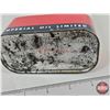 Image 6 : OIL TIN COMBO (2) : - SHELL Outboard Motor Oil - ESSO Marvelube Outboard Oil (Both Measures : 7-3/4"