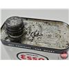 Image 7 : OIL TIN COMBO (2) : - SHELL Outboard Motor Oil - ESSO Marvelube Outboard Oil (Both Measures : 7-3/4"