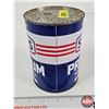 Image 4 : SEARS PREMIUM Motor Oil Tin (Measures : 5-1/2"H x 4"Dia)