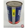 Image 4 : SOCONY-VACUUM OIL COMPANY Lubrite Motor Oil Can  (Measures : 5-1/2"H x 4"Dia)