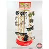 Image 1 : Samco Glasses Store Display Carousel : c/w 17 Pairs of Glasses (Measures 25"H)