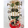 Image 6 : Samco Glasses Store Display Carousel : c/w 17 Pairs of Glasses (Measures 25"H)