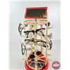 Image 9 : Samco Glasses Store Display Carousel : c/w 17 Pairs of Glasses (Measures 25"H)