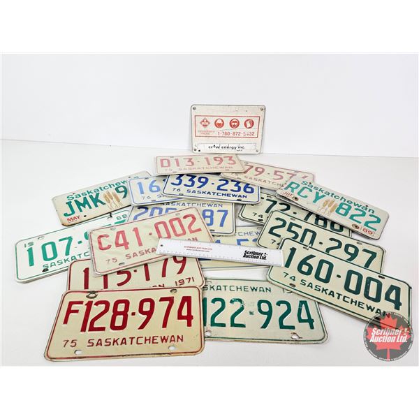 Saskatchewan Licence Plates (27) : (1960's, 1970's, 1980's)