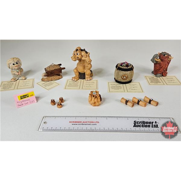 THE WORLD OF KRYSTONIA Figurines & Accessories w/Swarovski Crystal (12): Panton International Stoke-