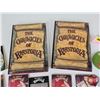 Image 2 : THE WORLD OF KRYSTONIA Group : - The Chronicles of Krystonia Hardcover Books (2) - Pin Back Buttons 