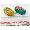 Image 13 : Vintage J.Chein & Company Tin Litho Roller Coaster w/New Belt and 2 Cars (1950's Toy) (Measures : 10