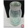 Image 14 : Canning Jars (4) :  - Crown (3) - Improved Crown (1) (Tallest Measures 9-1/4"H)