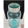 Image 3 : Canning Jars (4) :  - Crown (3) - Improved Crown (1) (Tallest Measures 9-1/4"H)