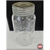 Image 7 : Canning Jars (4) :  - Crown (3) - Improved Crown (1) (Tallest Measures 9-1/4"H)