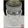 Image 9 : Canning Jars (4) :  - Crown (3) - Improved Crown (1) (Tallest Measures 9-1/4"H)