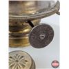 Image 2 : Coal Oil Parlor Lamp w/Hamilton Burner (Total Height w/Chimney : 14-1/2"H)