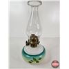 Image 5 : Coal Oil Parlor Lamp w/Hamilton Burner (Total Height w/Chimney : 14-1/2"H)