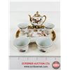 Image 1 : Vintage Chinese Miniature Porcelain Tea Set w/Dragon & Phoenix Motifs