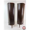 Image 4 : Retro Teak Floor Speakers (2) : Grundig : (Mid-Century Modern : 1960's) : Manufactured in West Germa