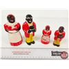 Image 1 : Two Sets of Black Americana Salt & Pepper Shakers  - Tallest Set "Aunt Jemima & Uncle Mose" (Measure