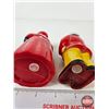 Image 8 : Two Sets of Black Americana Salt & Pepper Shakers  - Tallest Set "Aunt Jemima & Uncle Mose" (Measure