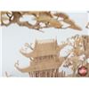 Image 3 : Cork Carving Diarama (Chinese Art) : (Made in China) (Measures : 6-1/2"H x 8"W x 2-1/2"D)