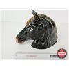Image 5 : Medicine Hat Potteries Horse Head Bust (Bust Measures : 10"H) Label Inside Base "Originated in M. Mc