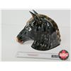 Image 7 : Medicine Hat Potteries Horse Head Bust (Bust Measures : 10"H) Label Inside Base "Originated in M. Mc